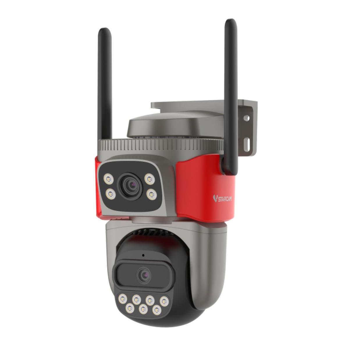 VSTARCAM smart κάμερα AF621DR, dual lens, αναγνώριση φωτιάς & καπνού, 2MP, WiFi, SD, PTZ, IP66