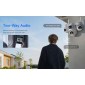 VSTARCAM smart ηλιακή κάμερα AG623FR, four-lens, 3MP, 4G, SD, PTZ, IP66