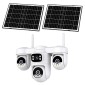 VSTARCAM smart ηλιακή κάμερα AG623FR, four-lens, 3MP, 4G, SD, PTZ, IP66