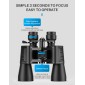 APEXEL κιάλια APS-PB10-30X50, 10x-30x zoom, Φ 50mm, μαύρα