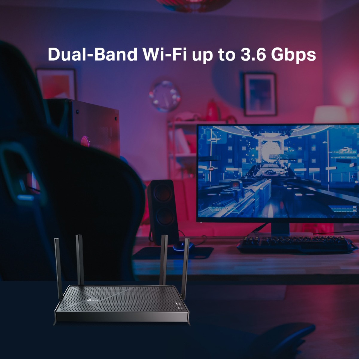 TP-LINK router Archer BE230, WiFi 7, 3600Mbps BE3600, Dual Band, V2.0
