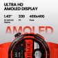 ZEBLAZE smartwatch Ares 3 Plus, heart rate, 1.43" AMOLED, IP68, μαύρο