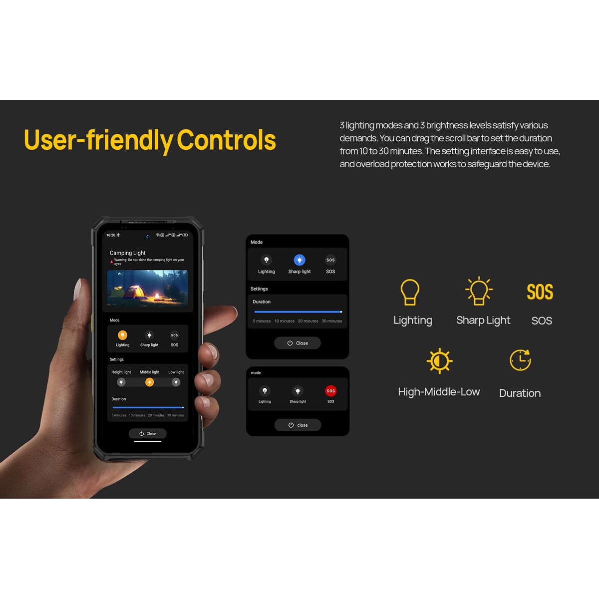 ULEFONE smartphone Armor 24, 6.78", 12/256GB, 22000mAh, IP68/IP69K, μαύρο