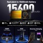 ULEFONE smartphone Armor 26 Ultra Walkie-Talkie, 6.78", 12/512GB, 5G, 15600mAh, IP68/IP69K, μαύρο