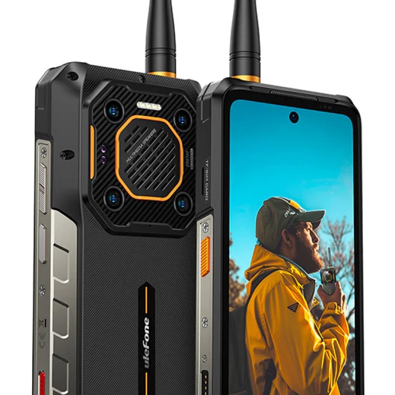 ULEFONE smartphone Armor 26 Ultra Walkie-Talkie, 6.78", 12/512GB, 5G, 15600mAh, IP68/IP69K, μαύρο