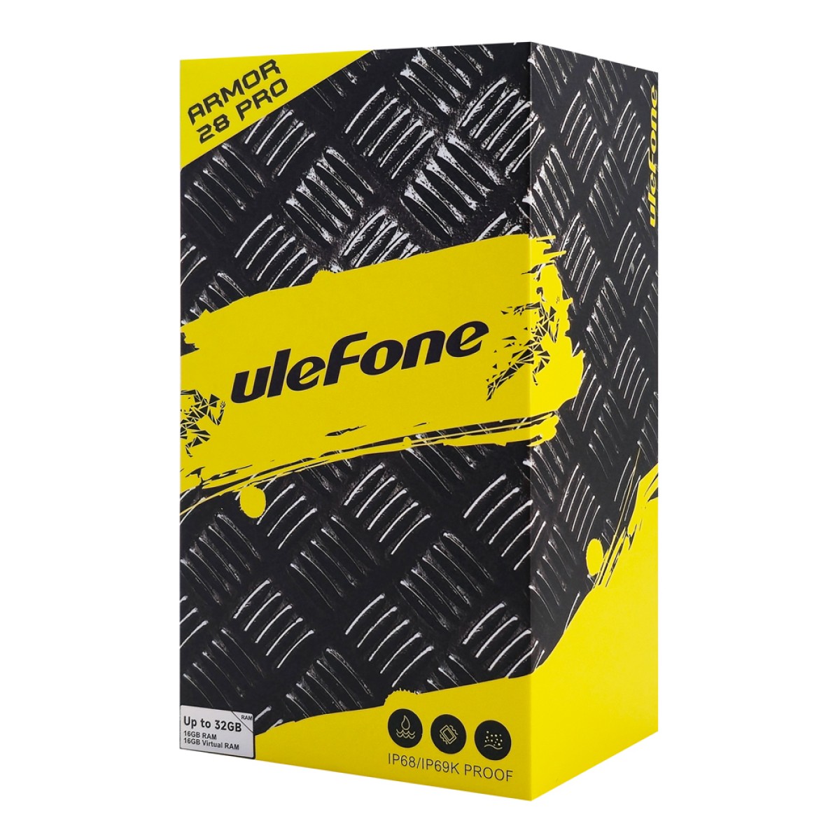 ULEFONE smartphone Armor 28 Pro, 6.67" & 1.04, 16/512GB, 5G, 10600mAh, IP68/IP69K/MIL-STD-810H, μαύρο
