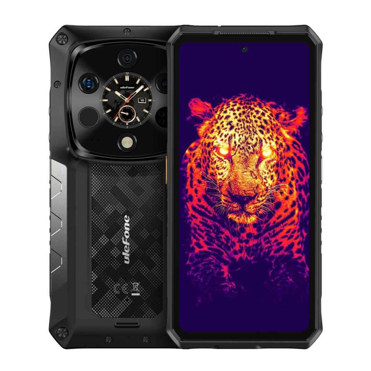 ULEFONE smartphone Armor 28 Ultra Thermal, 6.67" & 1.04, 16/1TB, 5G, 10600mAh, IP68/IP69K, μαύρο