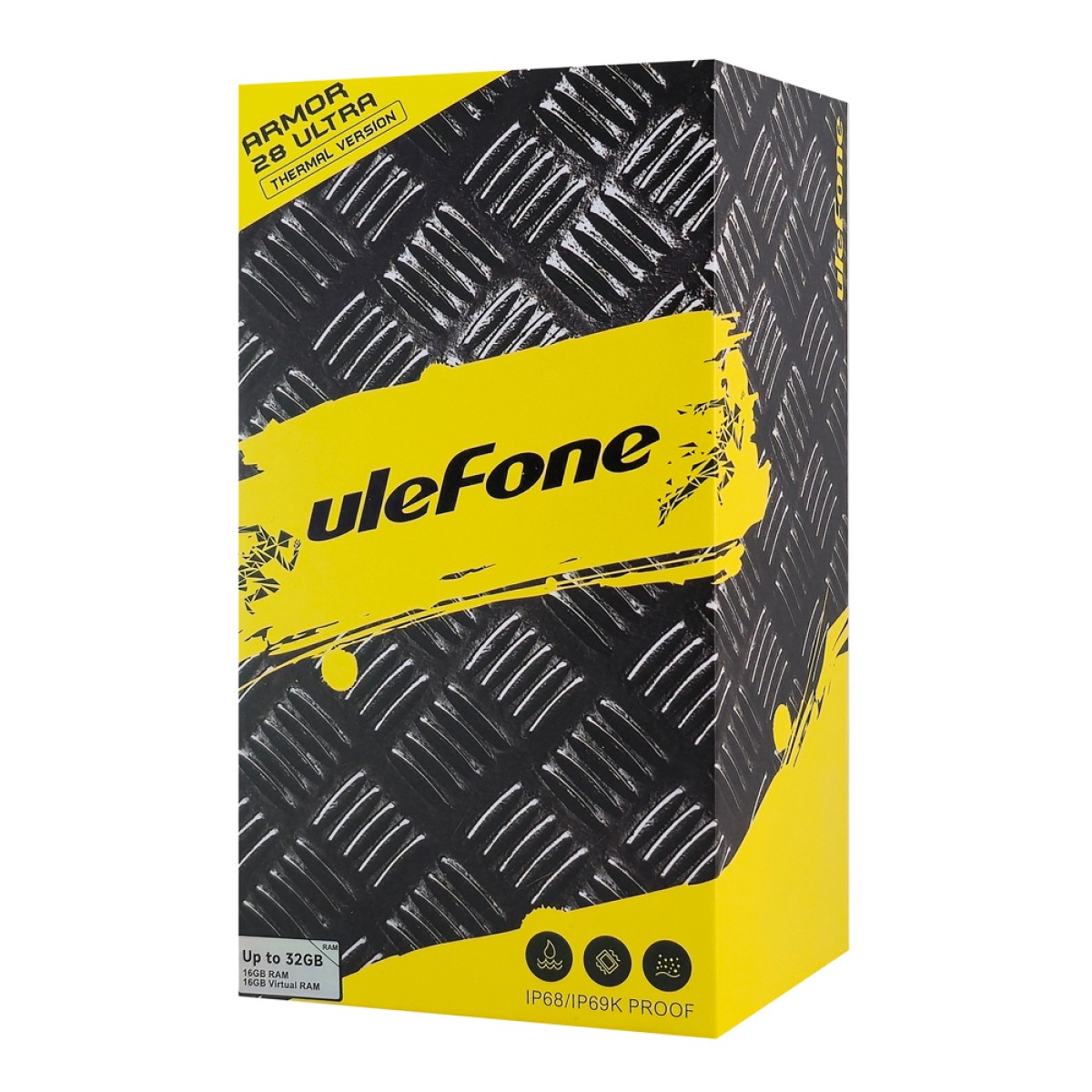 ULEFONE smartphone Armor 28 Ultra Thermal, 6.67" & 1.04, 16/1TB, 5G, 10600mAh, IP68/IP69K, μαύρο