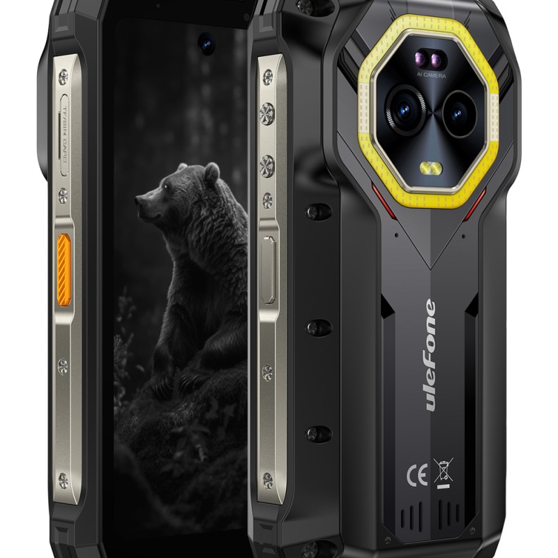 ULEFONE smartphone Armor Mini 20, 4.7", 8/256GB, 4G, 6200mAh, IP68/IP69K, μαύρο