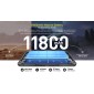 ULEFONE tablet Armor Pad 4 Ultra, 10.36", 8/256GB, 11800mAh, IP68/IP69K, 5G, μαύρο