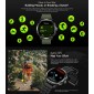 ULEFONE smartwatch Armor Watch Pro, 2x λουράκια, heart rate, 1.50" AMOLED, GPS, 5 ΑΤΜ/IP68/IP69K/MIL-STD-810H, μαύρο