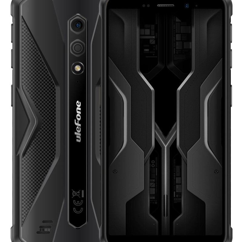 ULEFONE smartphone Armor X12 Pro, 5.45", 4/64GB, 4860mAh, IP68/IP69K, μαύρο