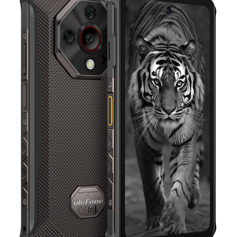 ULEFONE smartphone Armor X16, 6.56", 6/128GB, 10360mAh, IP68/IP69K/MIL-STD-810H, μαύρο