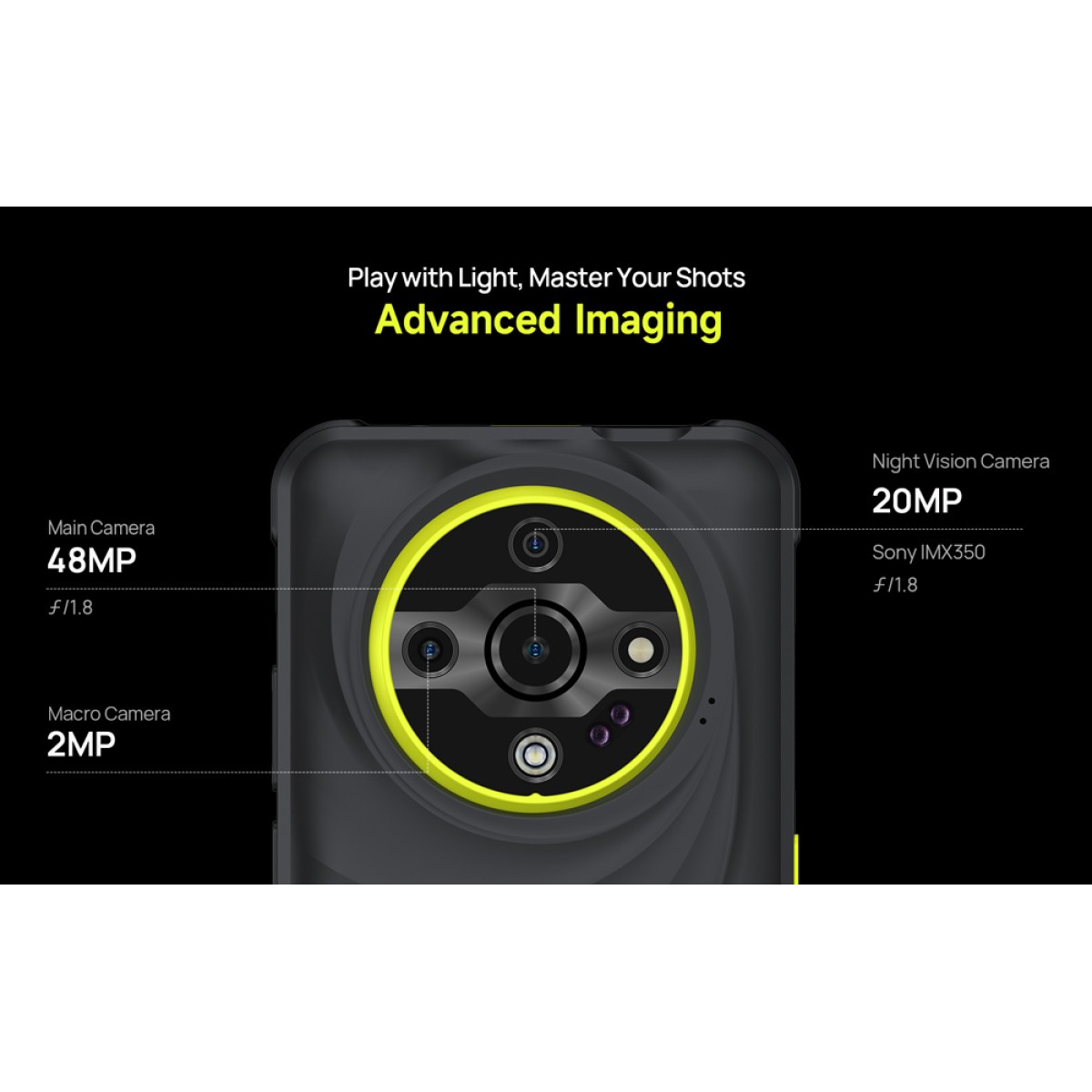 ULEFONE smartphone Armor X31, 6.56", 6/128GB, 6050mAh, IP68/IP69K, μαύρο