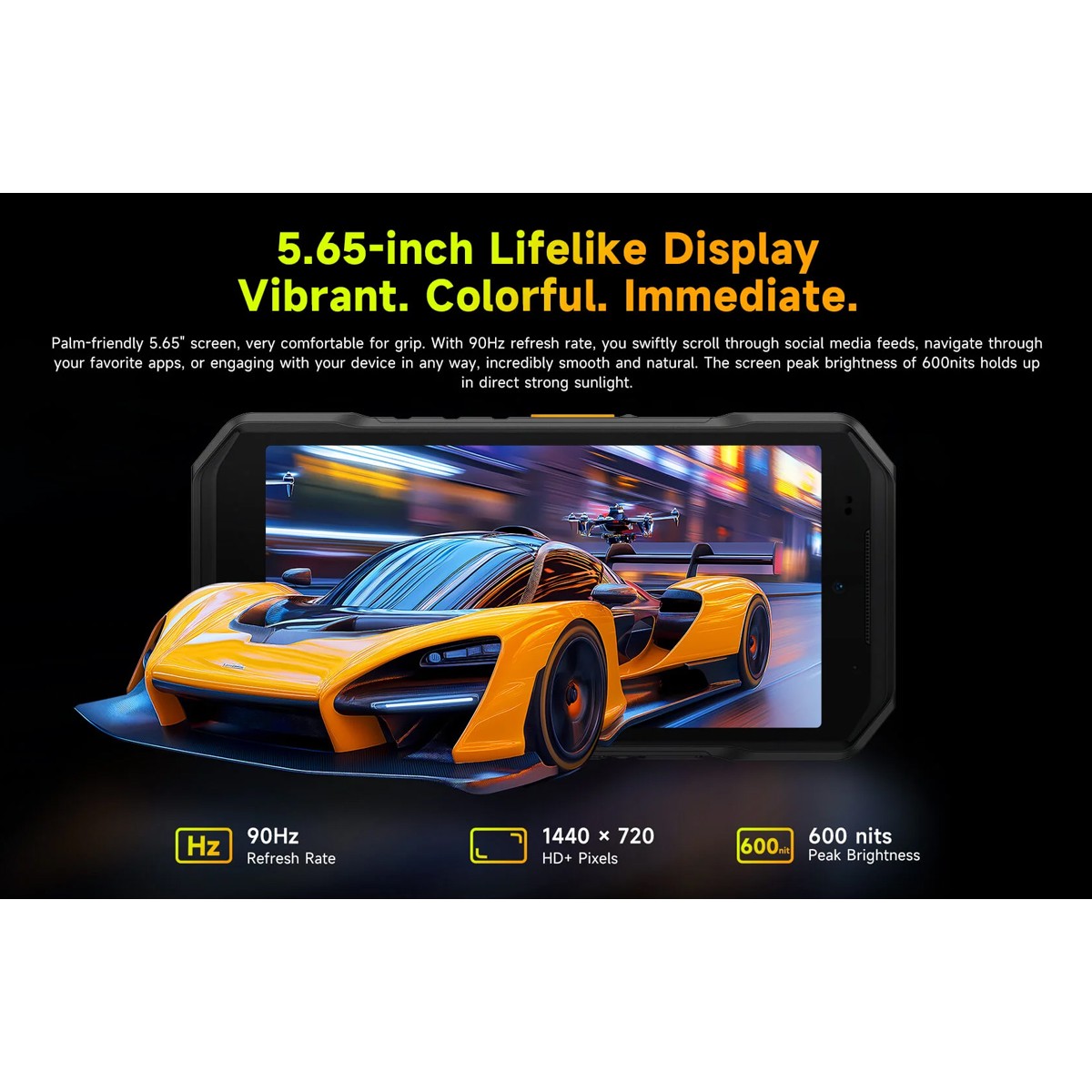 ULEFONE smartphone Armor X32, 5.65", 6/128GB, 5500mAh, IP68/IP69K, μαύρο