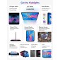 TECLAST tablet ArtPad Pro, 12.7", 8/256GB, 4G, Android 15, 10000mAh, γκρι