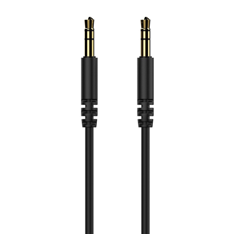 CELEBRAT καλώδιο ήχου 3.5mm AU-01, AUX, 1m, μαύρο