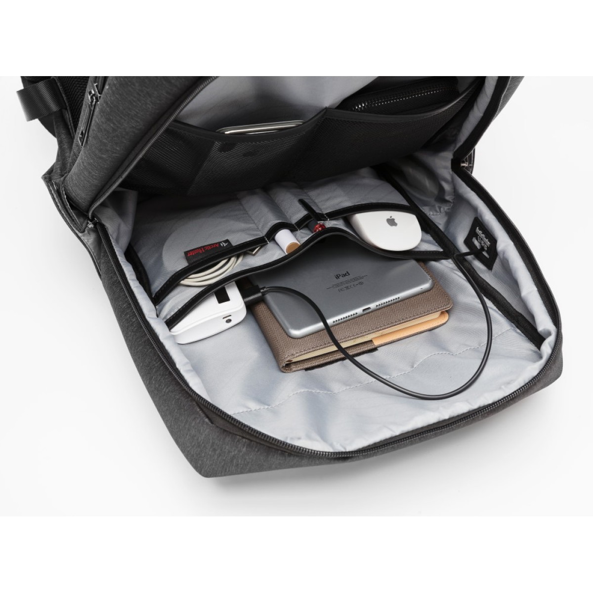 ARCTIC HUNTER τσάντα πλάτης B00218-BK με θήκη laptop 15.6", μαύρη