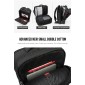 ARCTIC HUNTER τσάντα πλάτης B00345-BK με θήκη laptop 15.6", USB, μαύρη