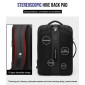 ARCTIC HUNTER τσάντα πλάτης B00345-BK με θήκη laptop 15.6", USB, μαύρη