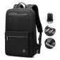 ARCTIC HUNTER τσάντα πλάτης B00410 με θήκη laptop 15.6", πτυσσόμενη, μαύρη