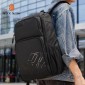 ARCTIC HUNTER τσάντα πλάτης B00461 με θήκη laptop 15.6", μαύρη