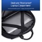 ARCTIC HUNTER τσάντα πλάτης B00544 με θήκη laptop 17", 40L, USB, μαύρη