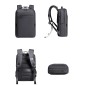 ARCTIC HUNTER τσάντα πλάτης B00574 με θήκη laptop 15.6", 10L, γκρι
