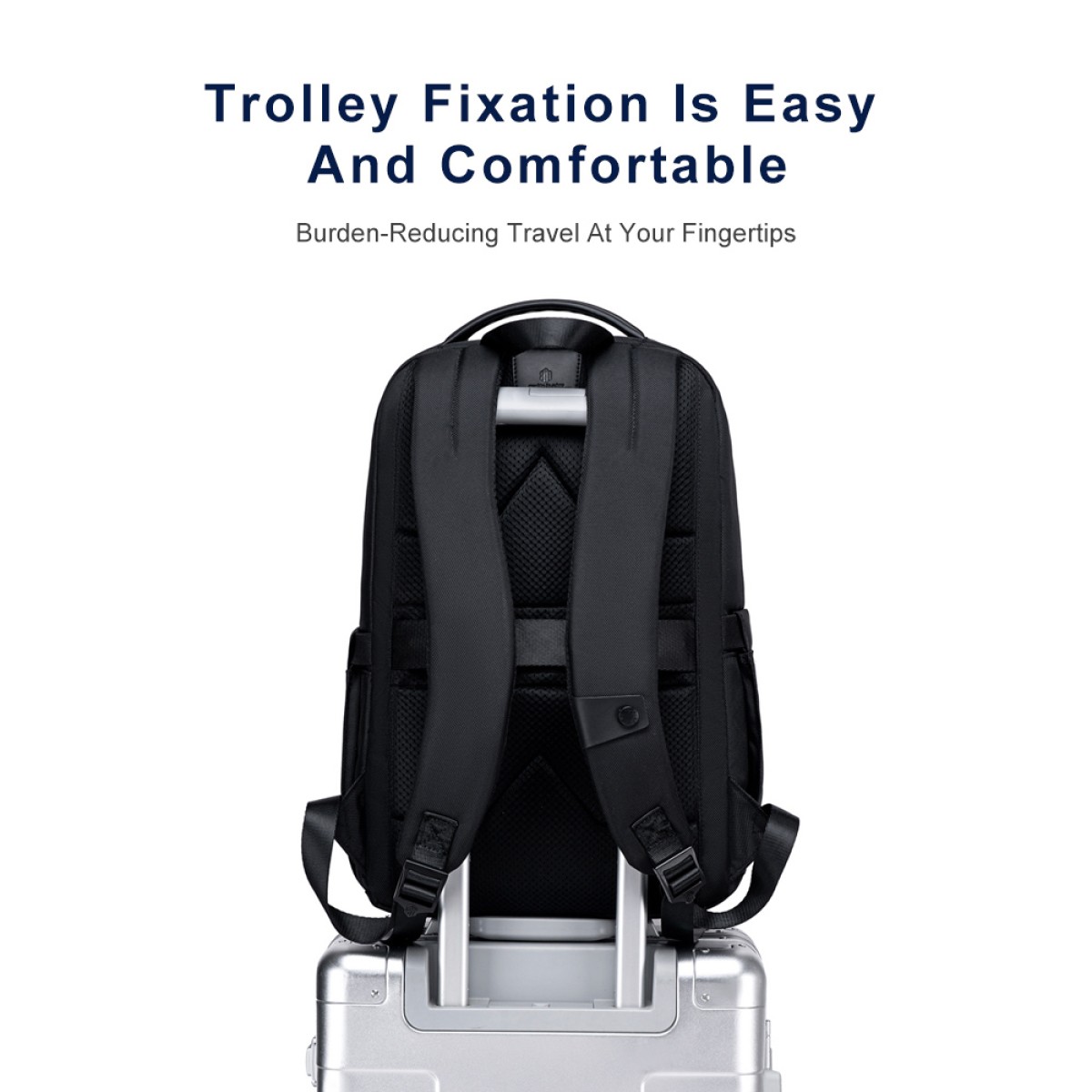 ARCTIC HUNTER τσάντα πλάτης B00670 με θήκη laptop 15.6", 15L, γκρι
