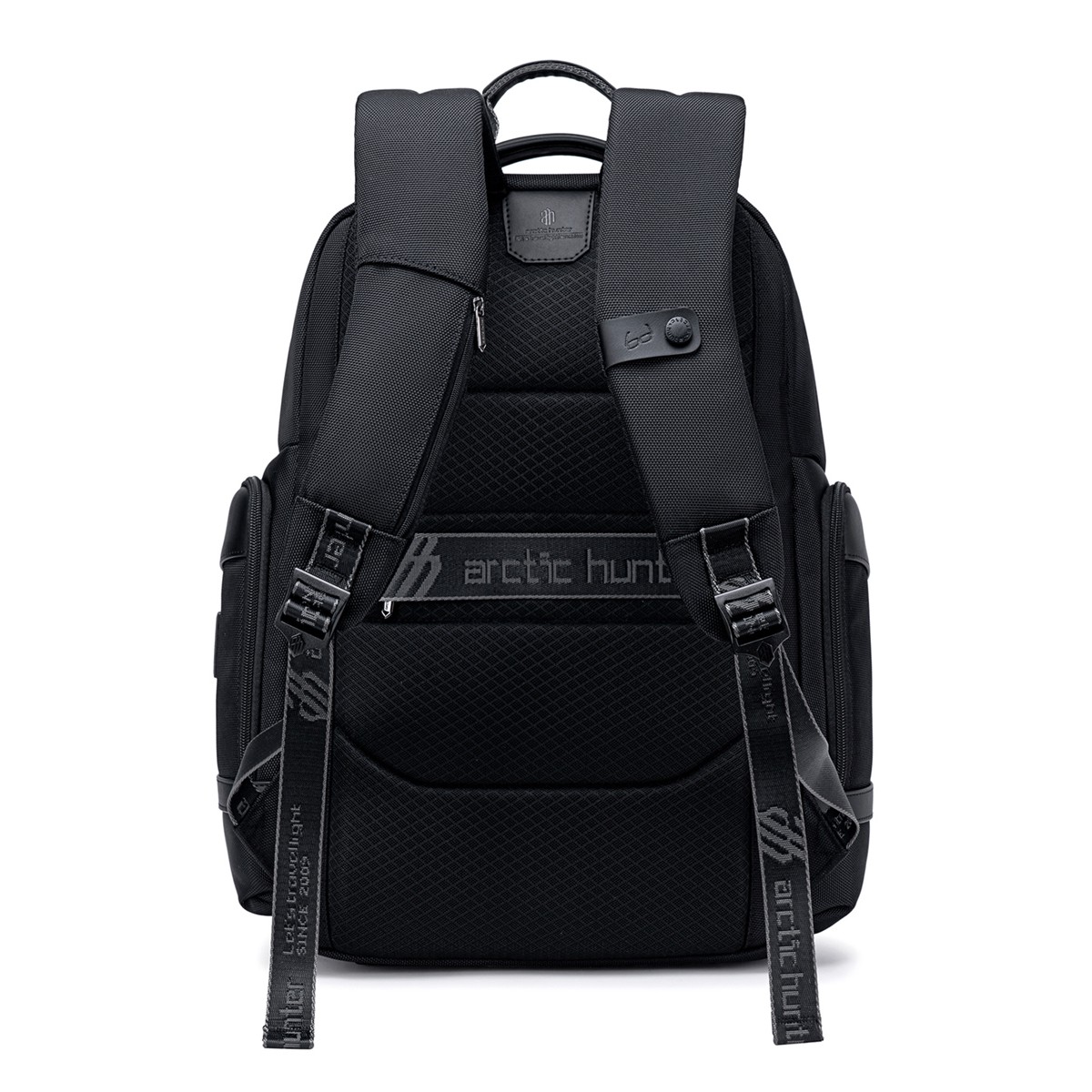 ARCTIC HUNTER τσάντα πλάτης B00683 με θήκη laptop 15.6", USB, 20.5L, μαύρη