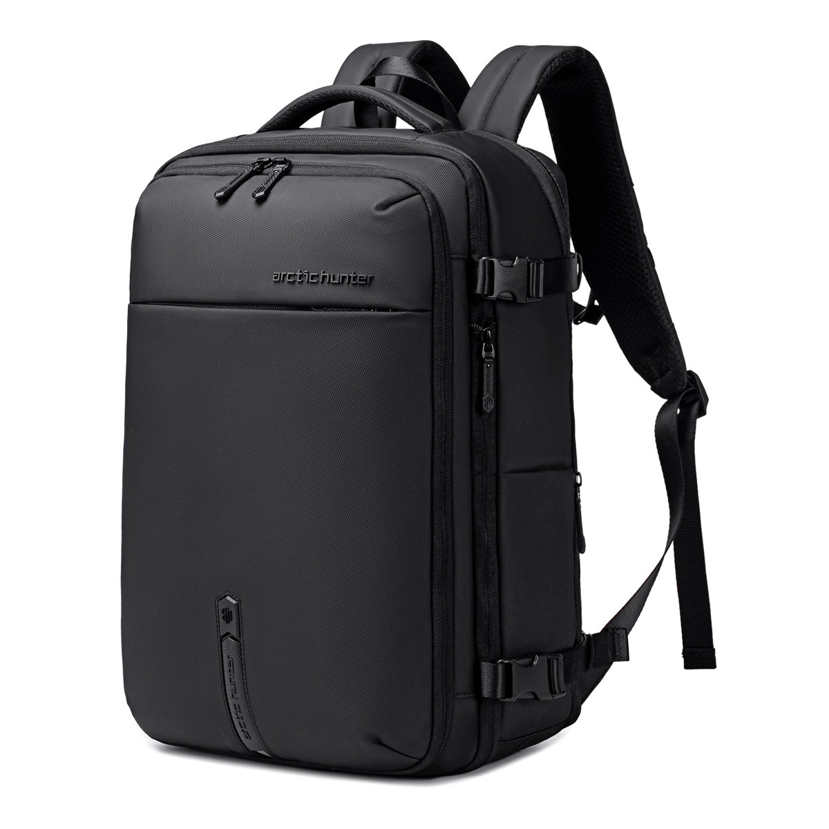 ARCTIC HUNTER τσάντα πλάτης B00866 με θήκη laptop 15.6", αεροστεγής θήκη, 35.5L/49.5L, μαύρη
