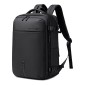 ARCTIC HUNTER τσάντα πλάτης B00866 με θήκη laptop 15.6", αεροστεγής θήκη, 35.5L/49.5L, μαύρη