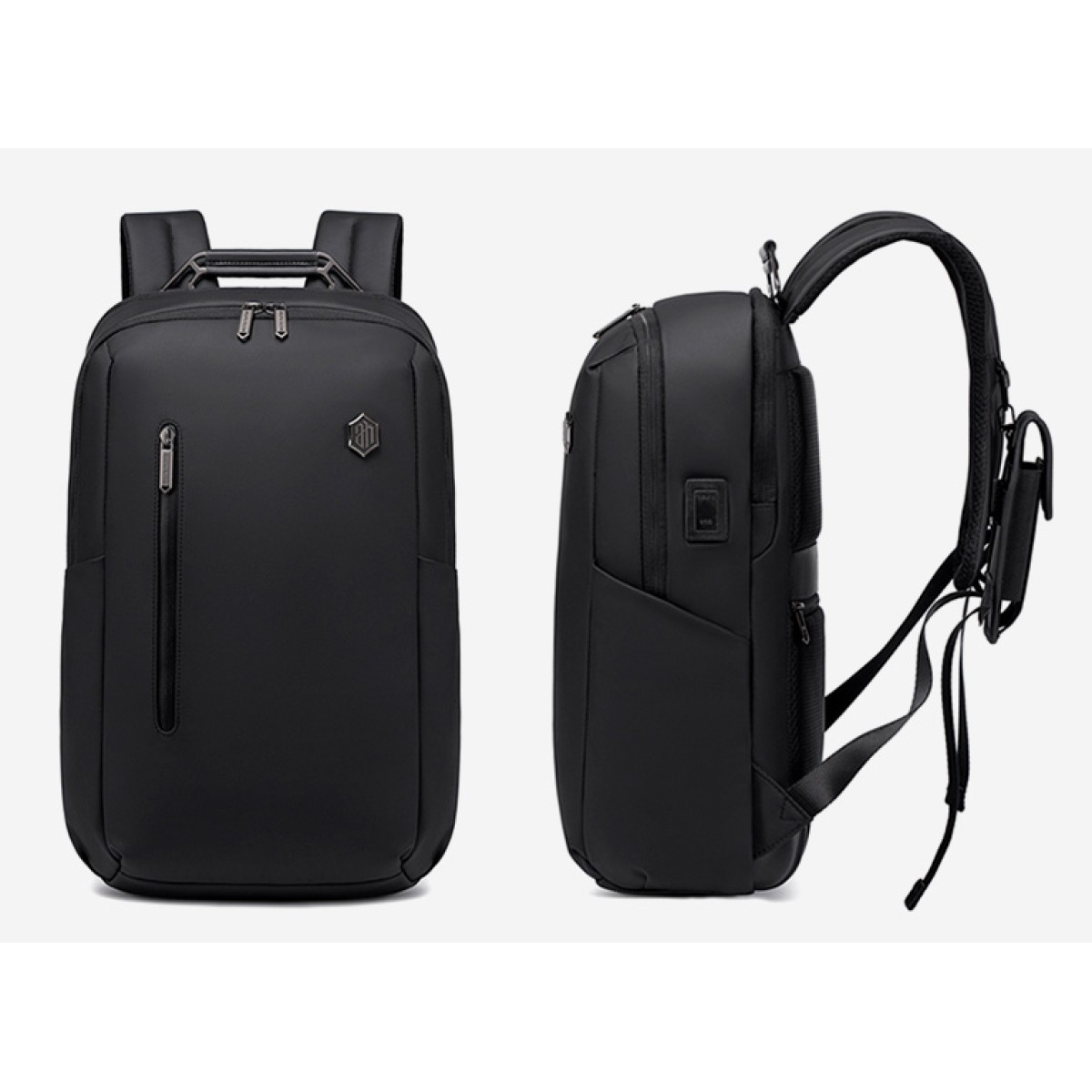 ARCTIC HUNTER τσάντα πλάτης B00915 με θήκη laptop 15.6", USB, 20L, μαύρη
