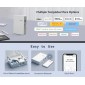 NIIMBOT smart θερμικός εκτυπωτής ετικετών B18, 203dpi, Bluetooth, λευκός