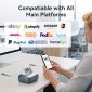 NIIMBOT smart θερμικός εκτυπωτής ετικετών B4, 203dpi, Bluetooth, μπλε