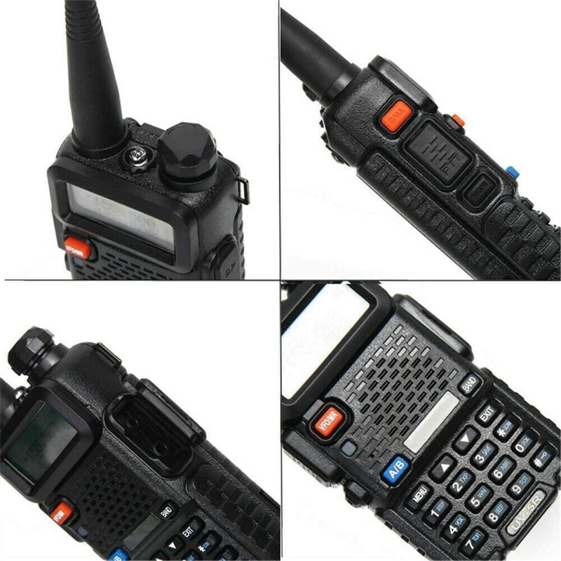 BAOFENG ασύρματος πομποδέκτης UV-5R, VHF/UHF, 5W, μαύρος