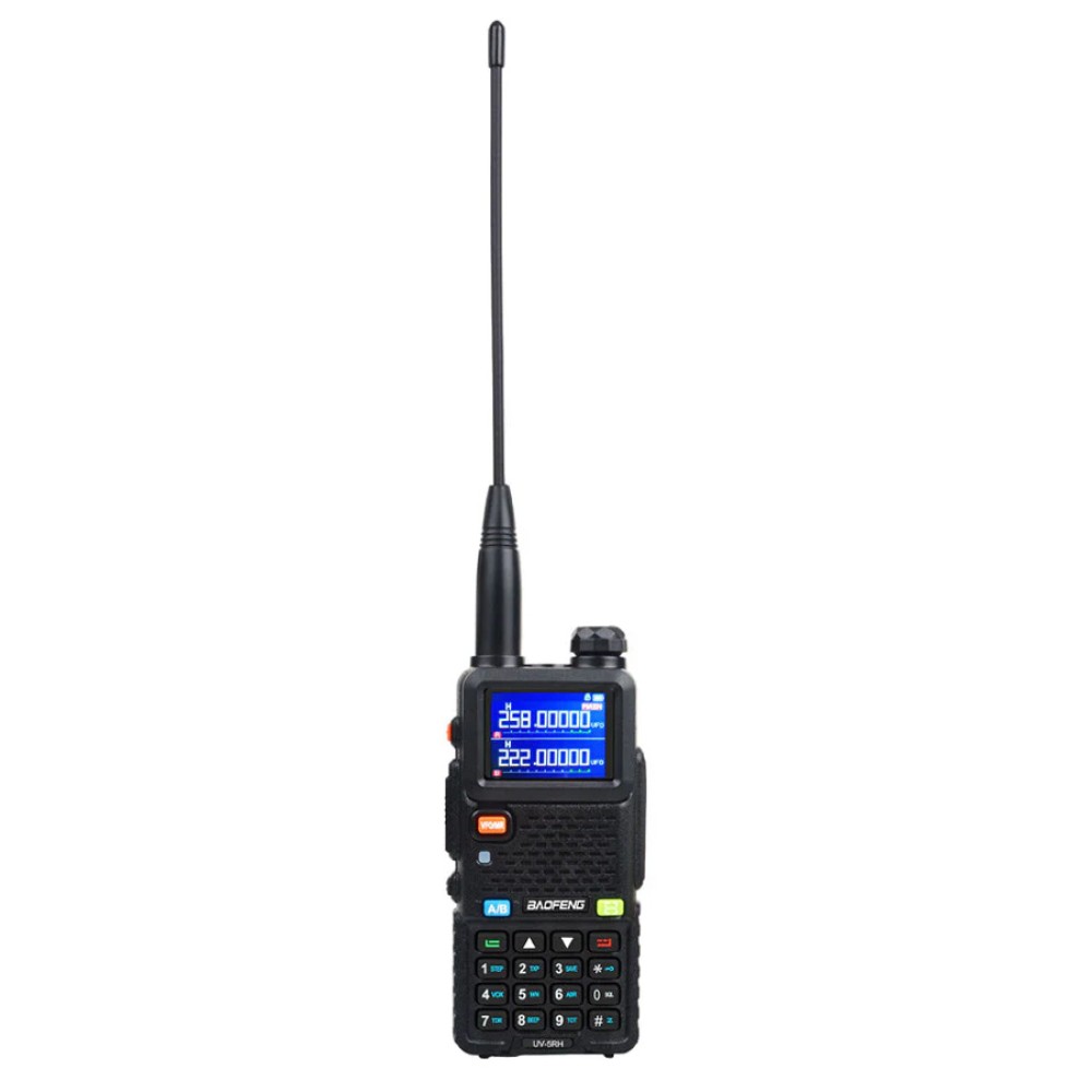 BAOFENG ασύρματος πομποδέκτης UV-5RH, VHF/UHF, 10W, μαύρος