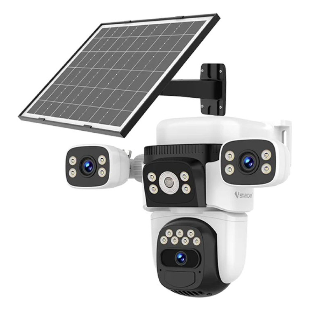 VSTARCAM smart ηλιακή κάμερα BG621SR, triple lens, 2MP, 4G, SD, PTZ, IP66