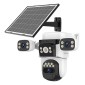 VSTARCAM smart ηλιακή κάμερα BG621SR, triple lens, 2MP, 4G, SD, PTZ, IP66