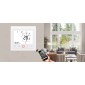 Smart θερμοστάτης πετρελαίου BHT-002-GBLW, WiFi, λευκός