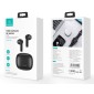 USAMS earphones IA04 με θήκη φόρτισης, True Wireless, Φ13mm, μαύρα