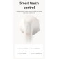 USAMS earphones με θήκη φόρτισης US-YO17, True Wireless, Φ13mm, μαύρα