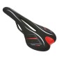 C-TECH σέλα ποδηλάτου BIKE-0042, ανατομική, Φ22.4mm 28 x 13cm, μαύρη