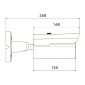 LONGSE IP κάμερα BMMBGC200WH, 2.8mm, 2MP, αδιάβροχη IP67, PoE