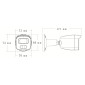 LONGSE IP κάμερα BMSAGC400WH, 2.8mm, 4MP, αδιάβροχη IP67, PoE