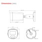 LONGSE IP κάμερα BMSCKL2RC-28PM με μικρόφωνο, 2MP, 2.8mm, αδιάβροχη IP67, PoE