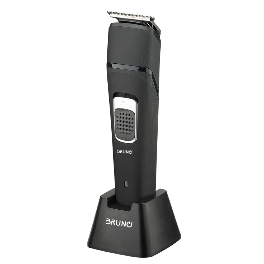 BRUNO κουρευτική μηχανή 4 σε 1 BRN-0023, wet & dry, 6 εξαρτήματα, μαύρη
