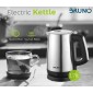 BRUNO Ηλεκτρικός βραστήρας BRN-0030, 2200W, 1.7lt, βάση 360°