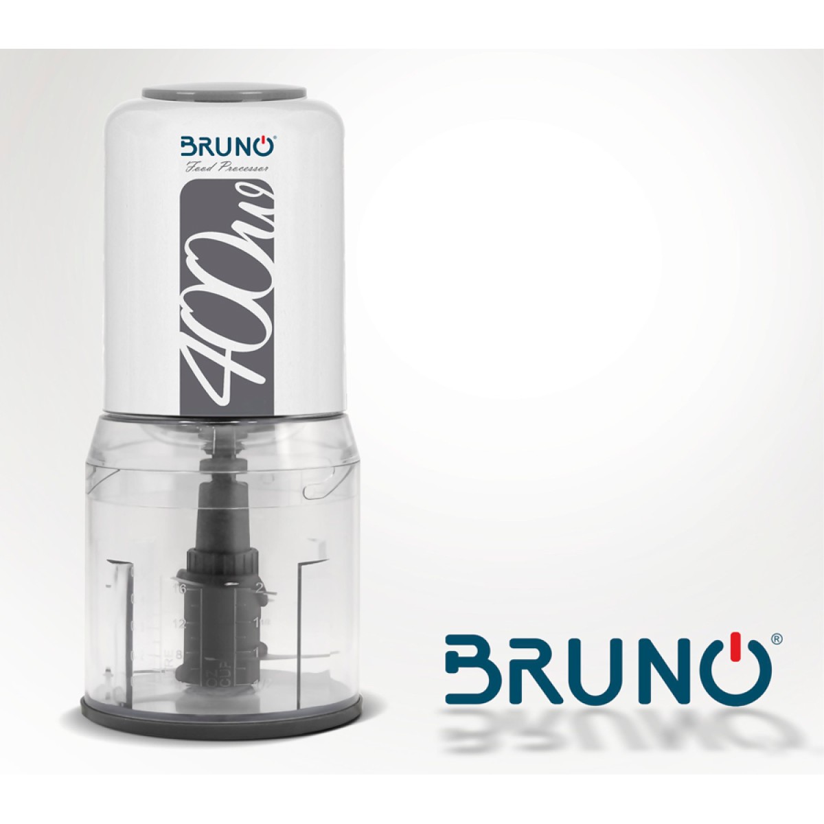 BRUNO πολυκόπτης BRN-0088, 2 ταχύτητες, 400W, 500ml, 4 λεπίδες, λευκός
