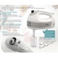 BRUNO μίξερ χειρός BRN-0110, 500W, 5 ταχύτητες & turbo, λευκό